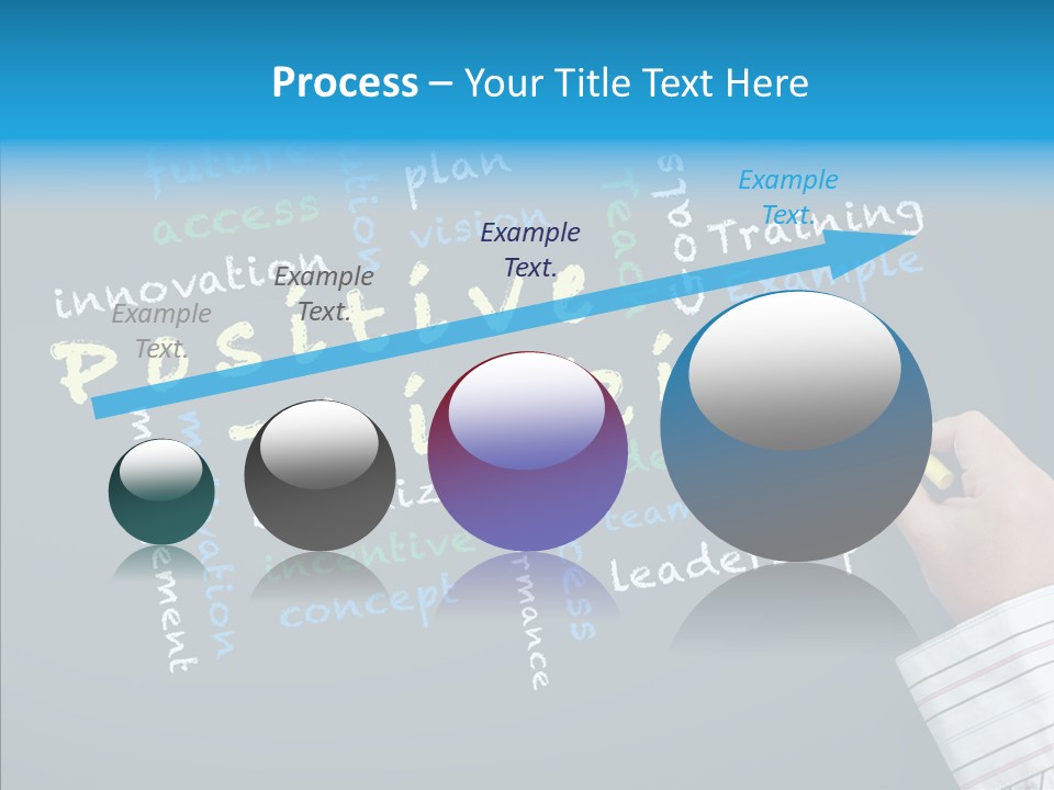 Flow Chart Inspire Writing PowerPoint Template