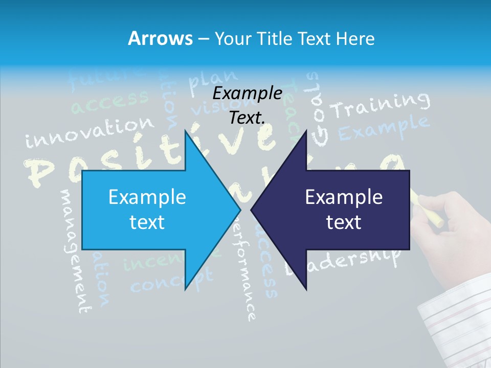 Flow Chart Inspire Writing PowerPoint Template