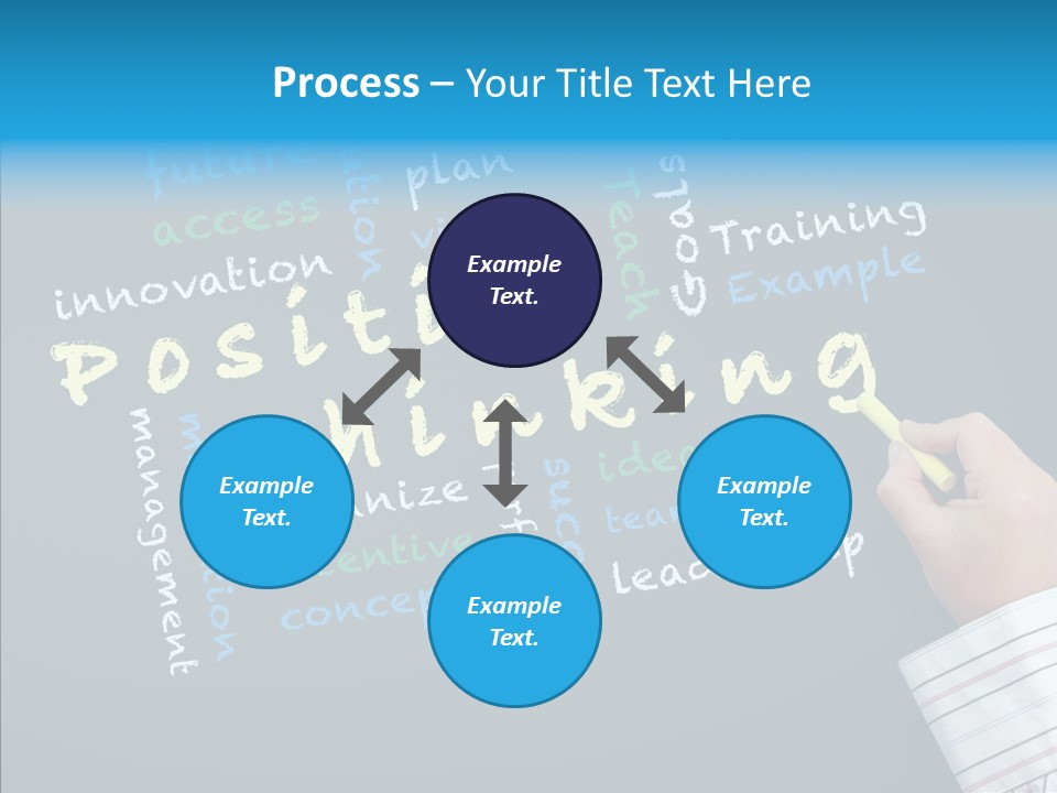 Flow Chart Inspire Writing PowerPoint Template