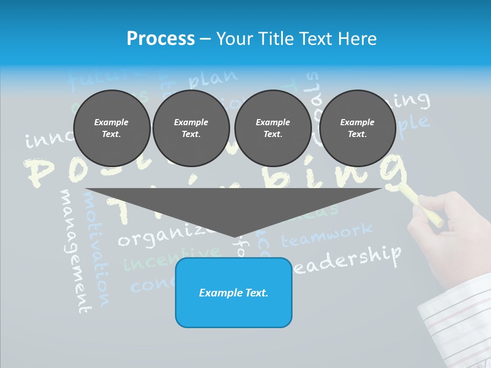 Flow Chart Inspire Writing PowerPoint Template
