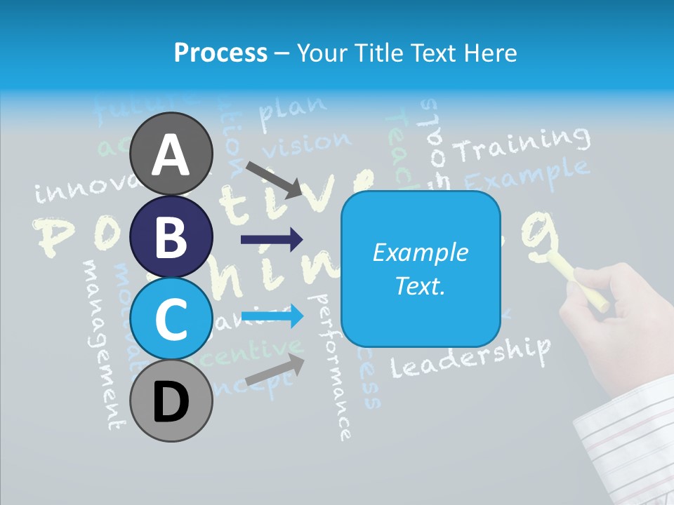 Flow Chart Inspire Writing PowerPoint Template