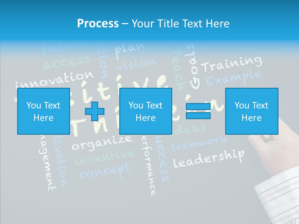 Flow Chart Inspire Writing PowerPoint Template