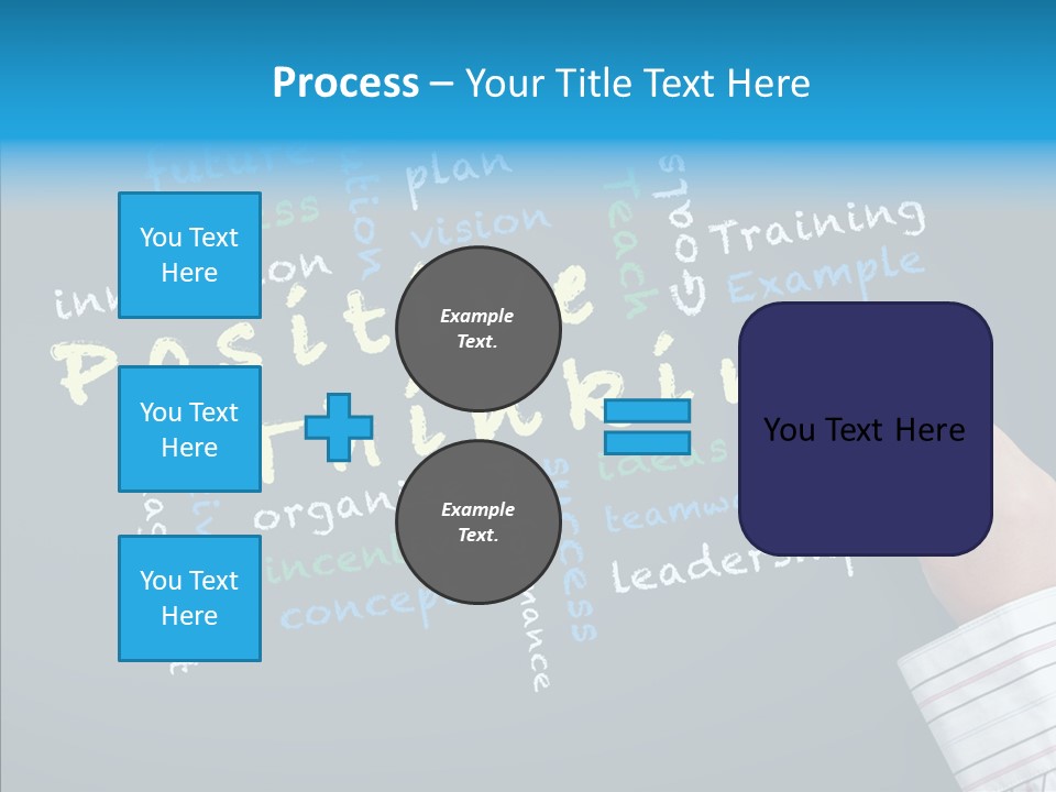 Flow Chart Inspire Writing PowerPoint Template