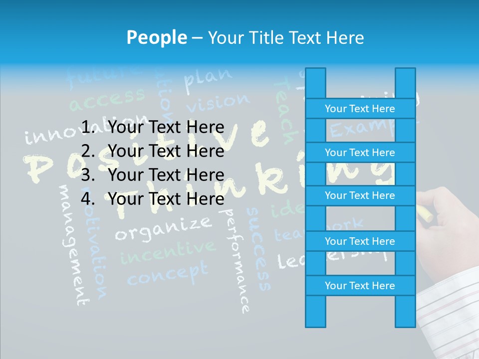 Flow Chart Inspire Writing PowerPoint Template