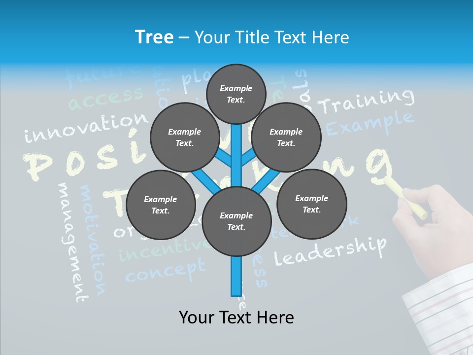 Flow Chart Inspire Writing PowerPoint Template