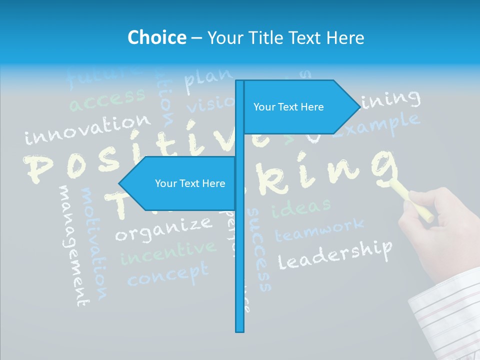 Flow Chart Inspire Writing PowerPoint Template