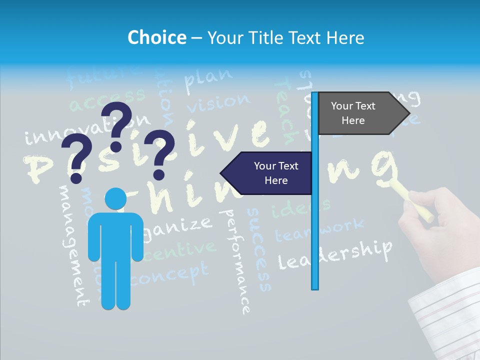 Flow Chart Inspire Writing PowerPoint Template