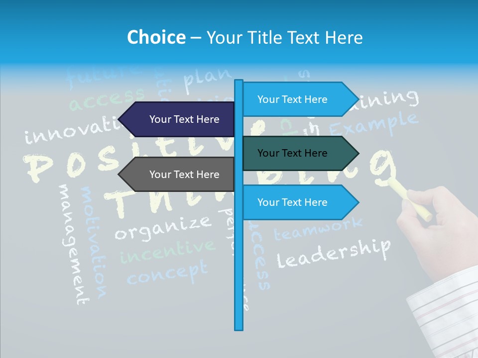 Flow Chart Inspire Writing PowerPoint Template