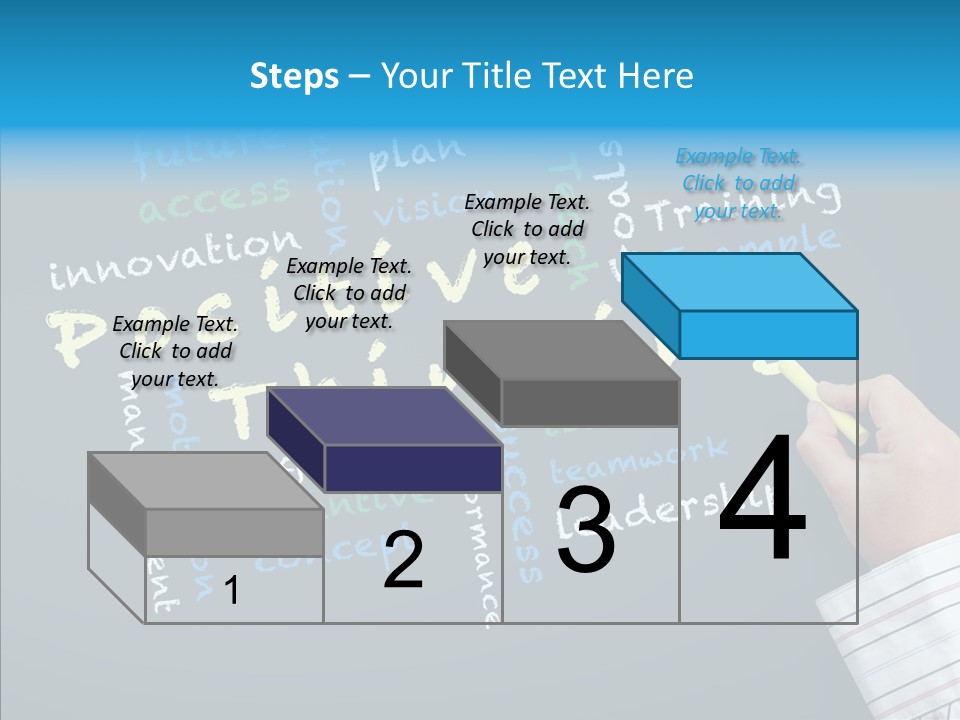 Flow Chart Inspire Writing PowerPoint Template