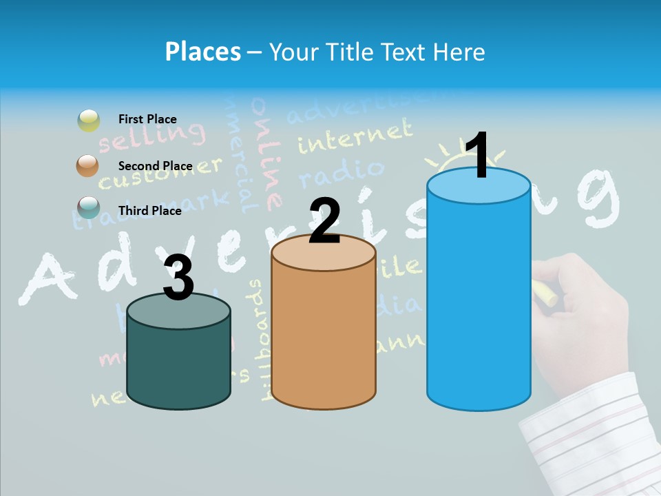 Light Market Green PowerPoint Template