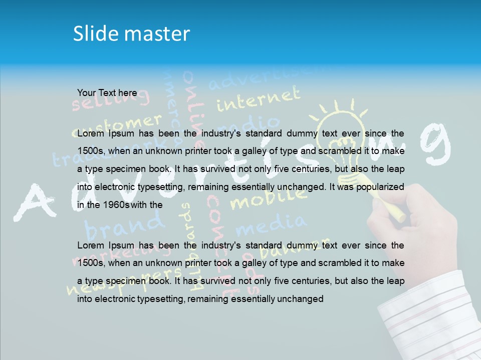 Light Market Green PowerPoint Template