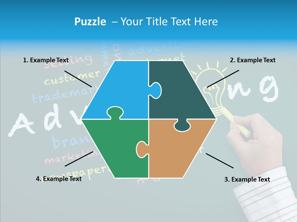 Light Market Green PowerPoint Template