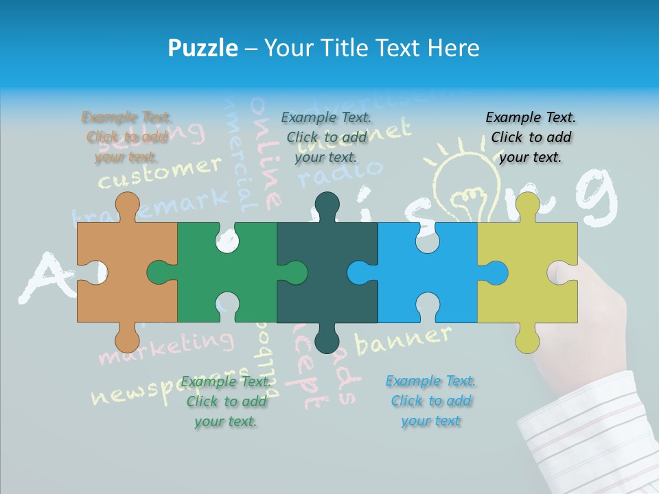 Light Market Green PowerPoint Template