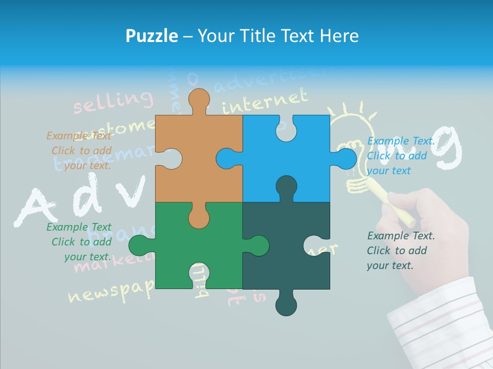 Light Market Green PowerPoint Template