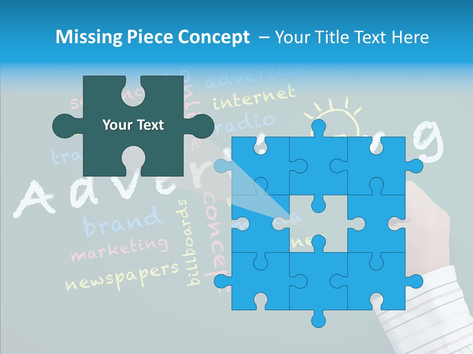 Light Market Green PowerPoint Template