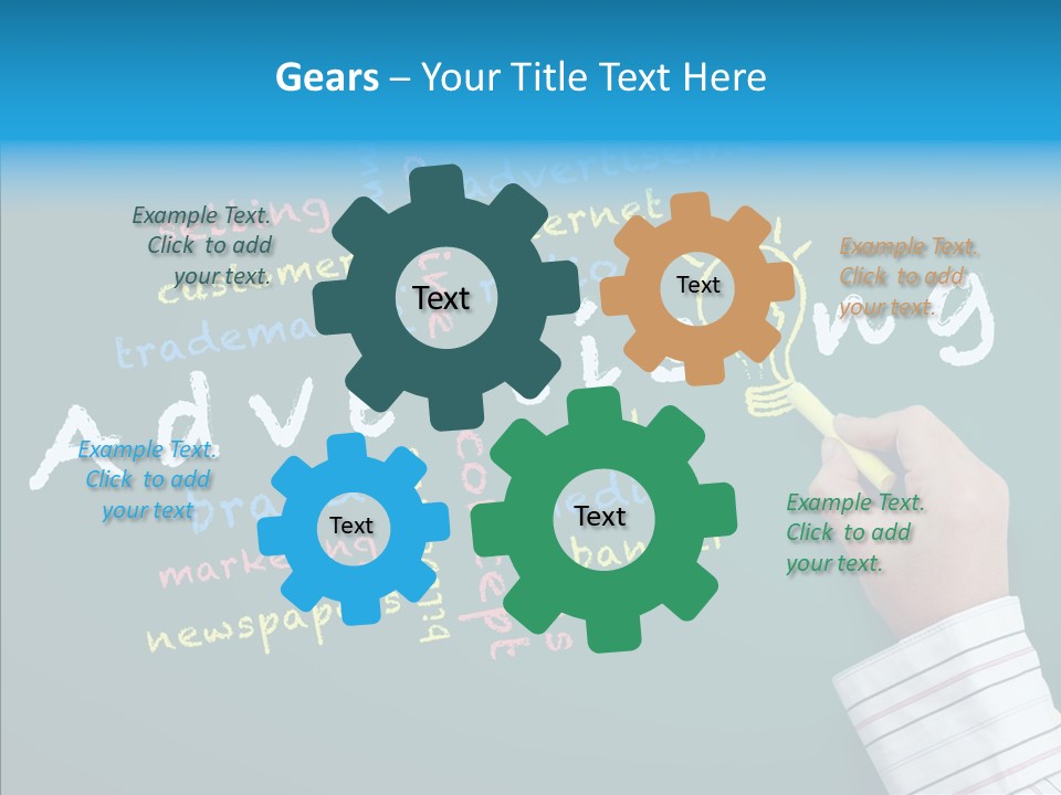 Light Market Green PowerPoint Template