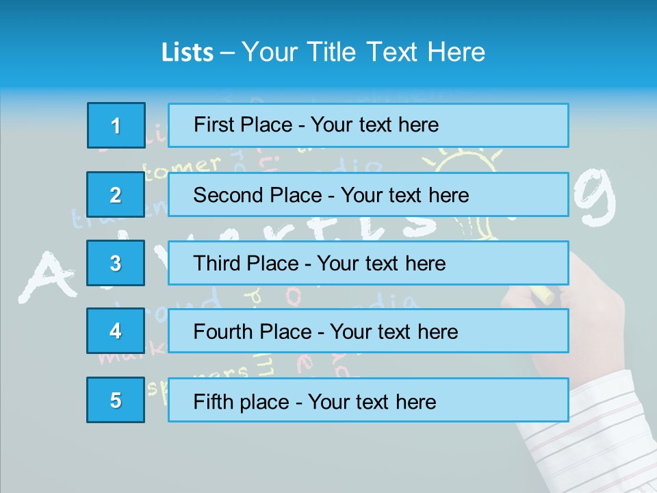 Light Market Green PowerPoint Template