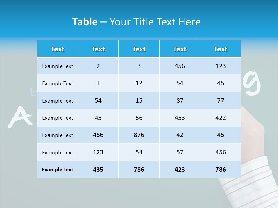 Light Market Green PowerPoint Template