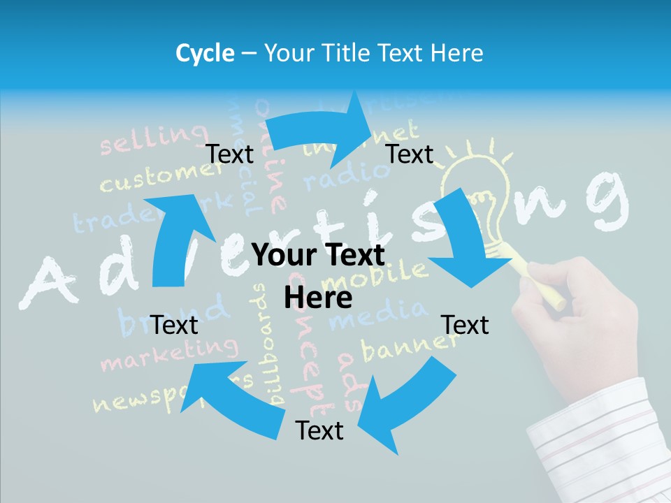 Light Market Green PowerPoint Template