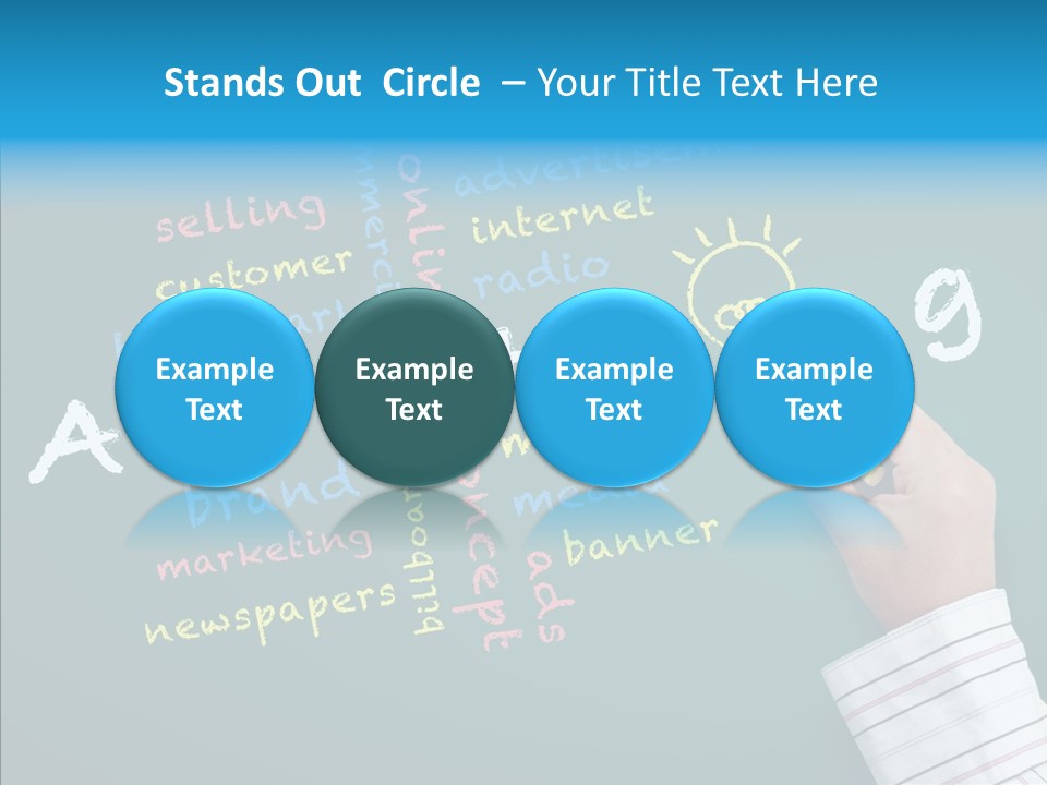 Light Market Green PowerPoint Template