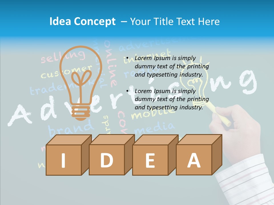 Light Market Green PowerPoint Template