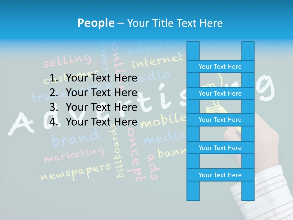 Light Market Green PowerPoint Template