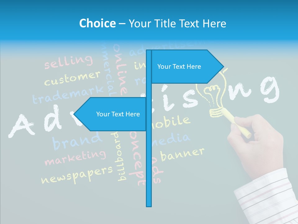 Light Market Green PowerPoint Template