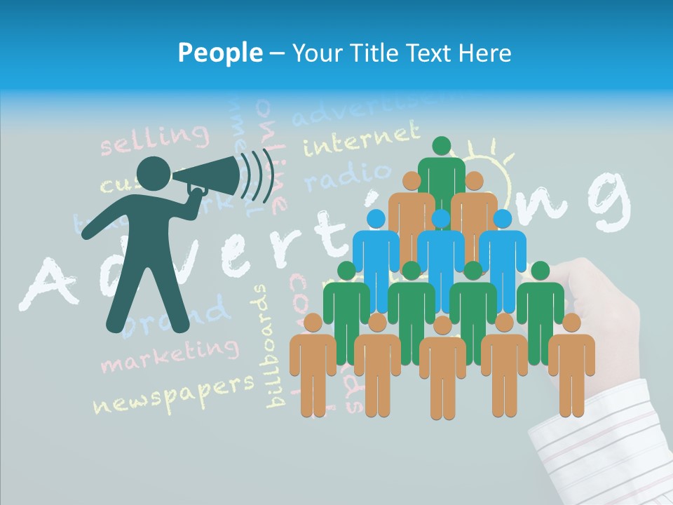 Light Market Green PowerPoint Template