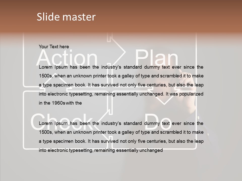 Cycle Concept Person PowerPoint Template