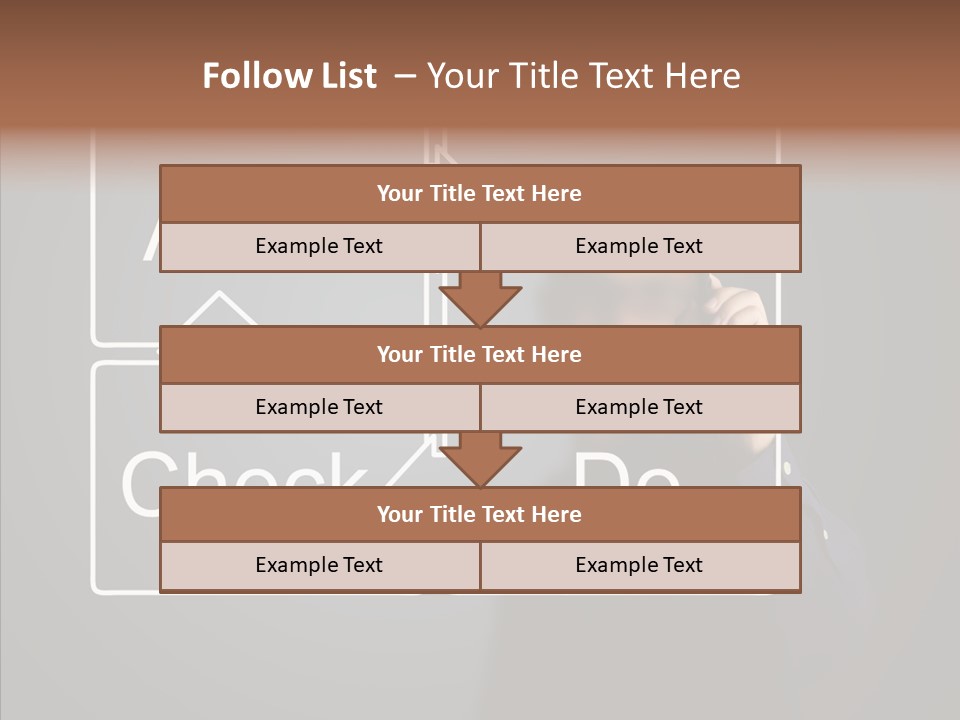 Cycle Concept Person PowerPoint Template