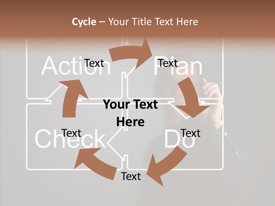 Cycle Concept Person PowerPoint Template