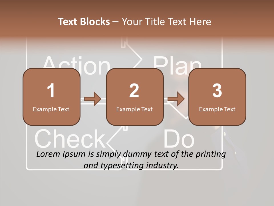 Cycle Concept Person PowerPoint Template
