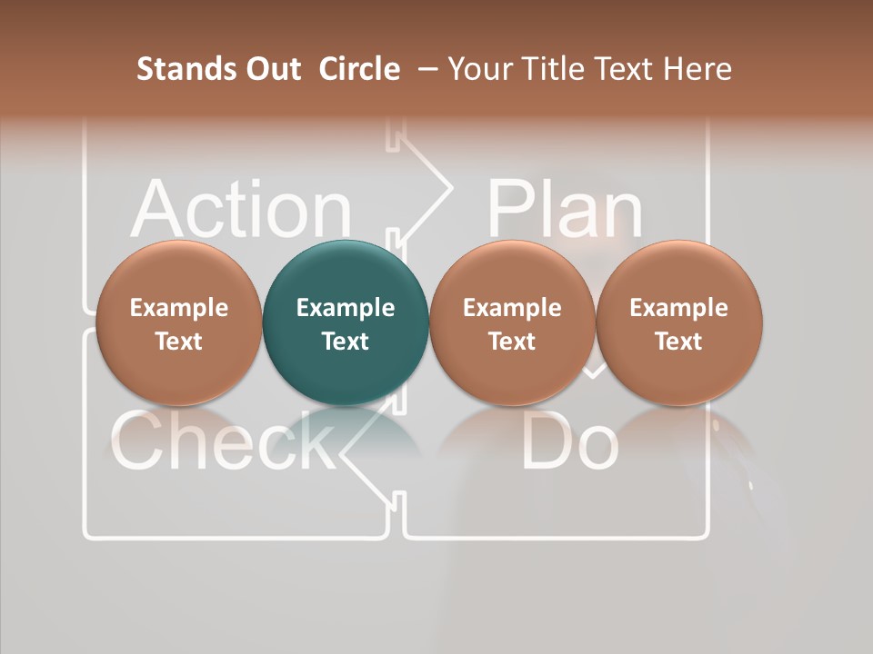 Cycle Concept Person PowerPoint Template