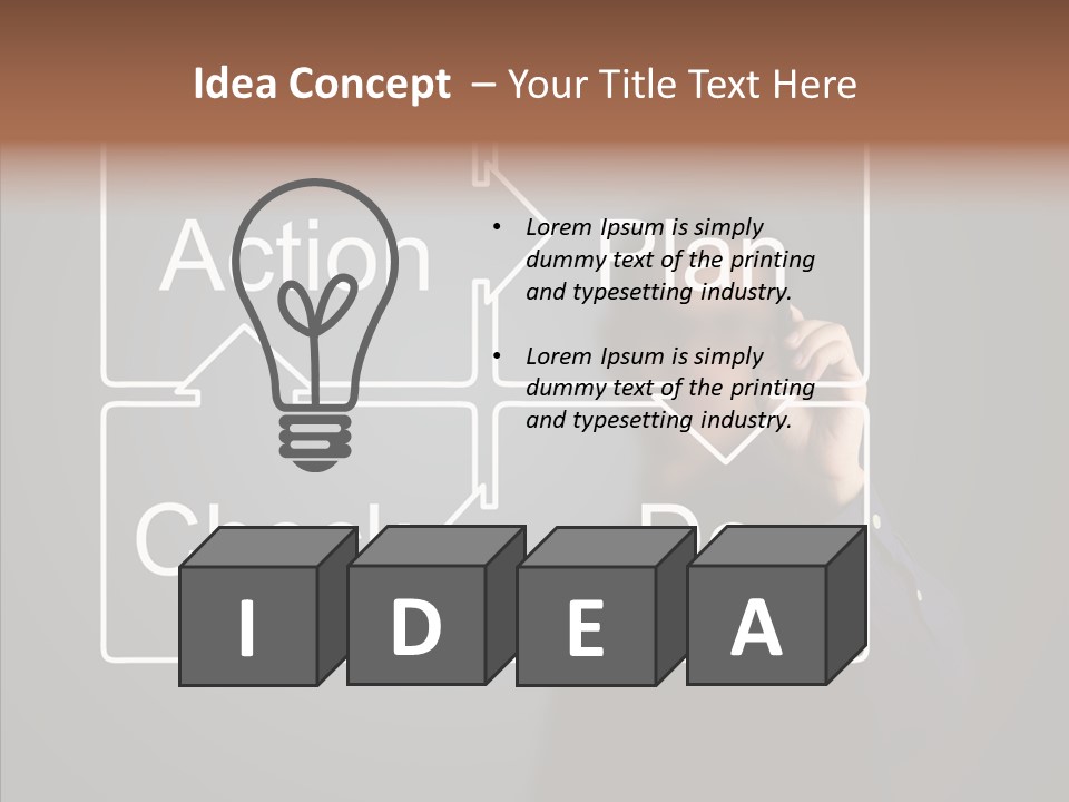 Cycle Concept Person PowerPoint Template