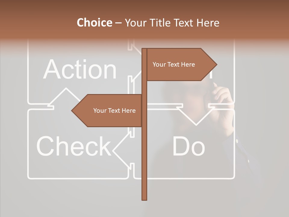 Cycle Concept Person PowerPoint Template