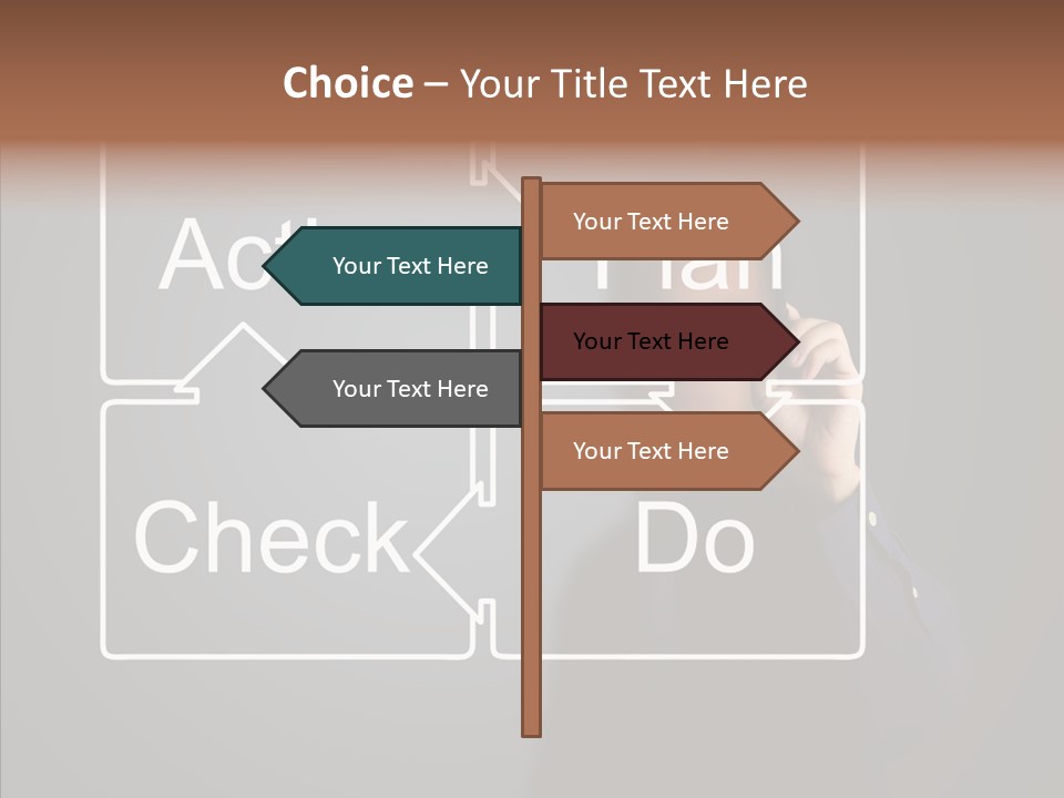 Cycle Concept Person PowerPoint Template
