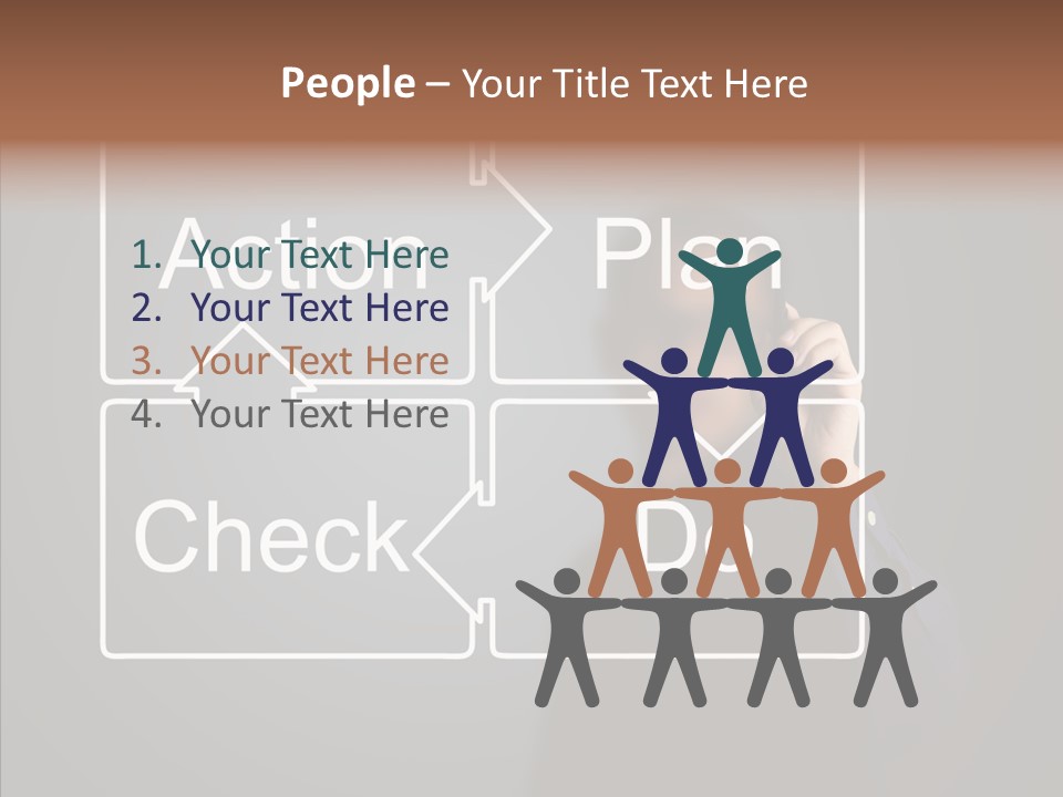 Cycle Concept Person PowerPoint Template