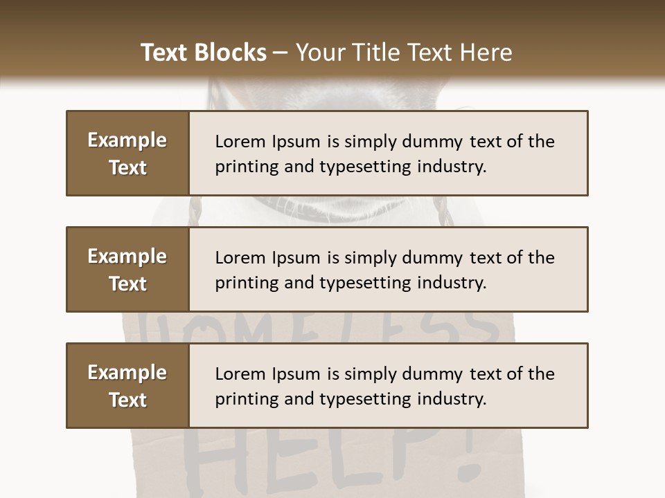 Board Sign Life PowerPoint Template
