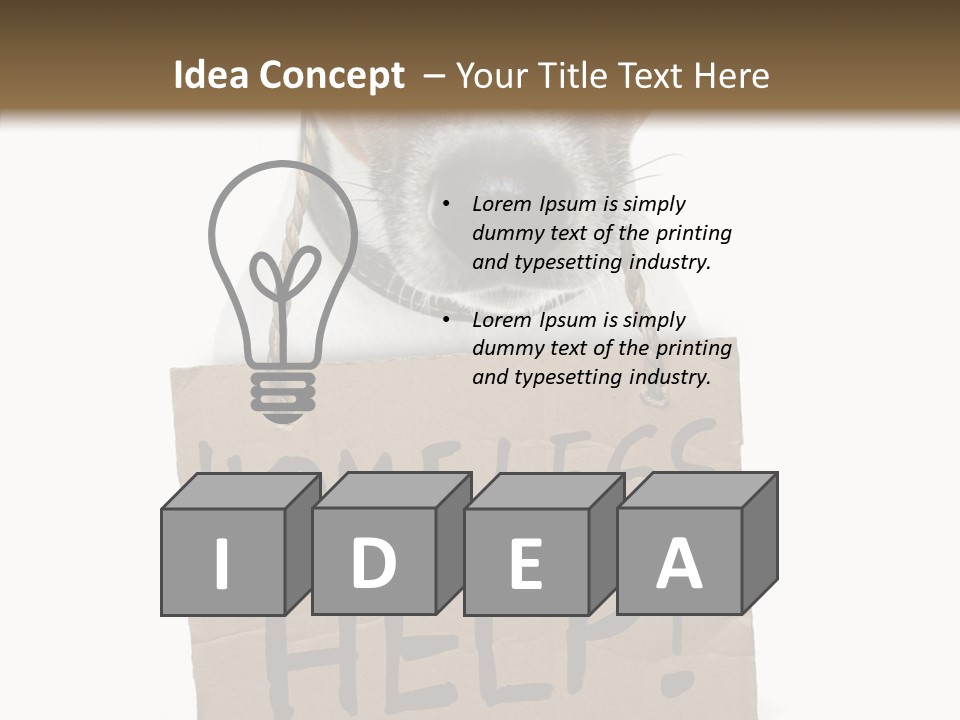 Board Sign Life PowerPoint Template