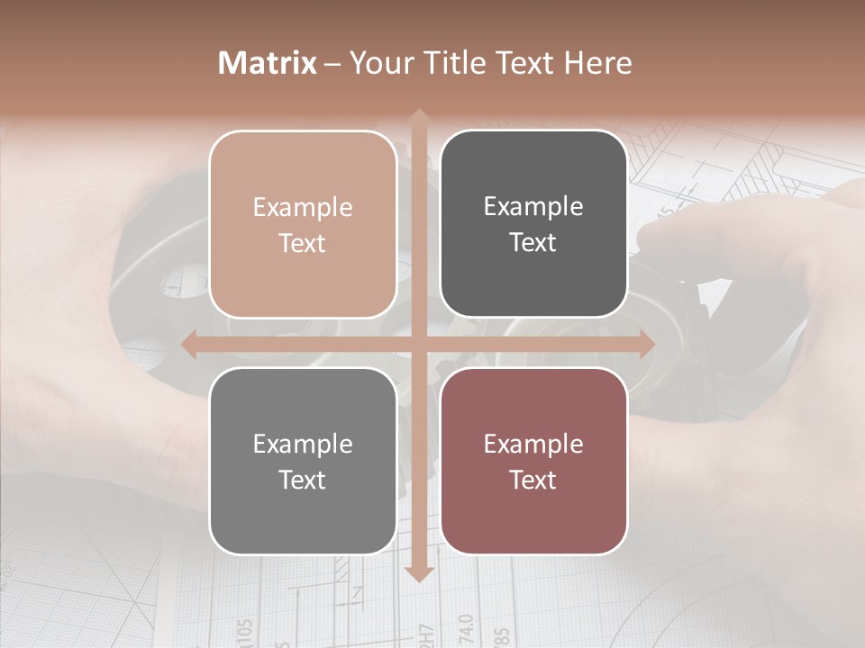 Technology Tools Calipers PowerPoint Template