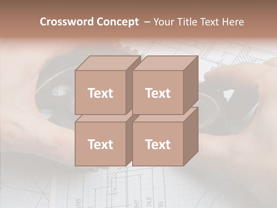 Technology Tools Calipers PowerPoint Template