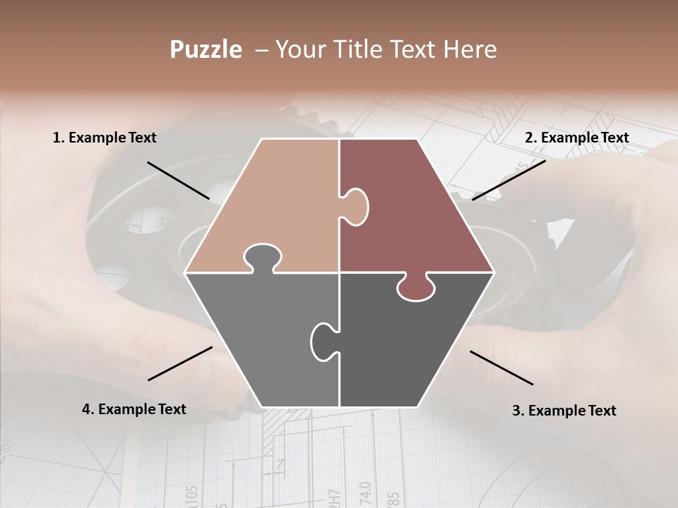 Technology Tools Calipers PowerPoint Template