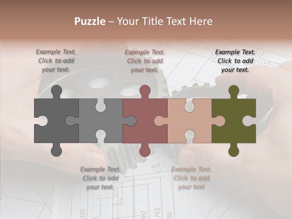 Technology Tools Calipers PowerPoint Template