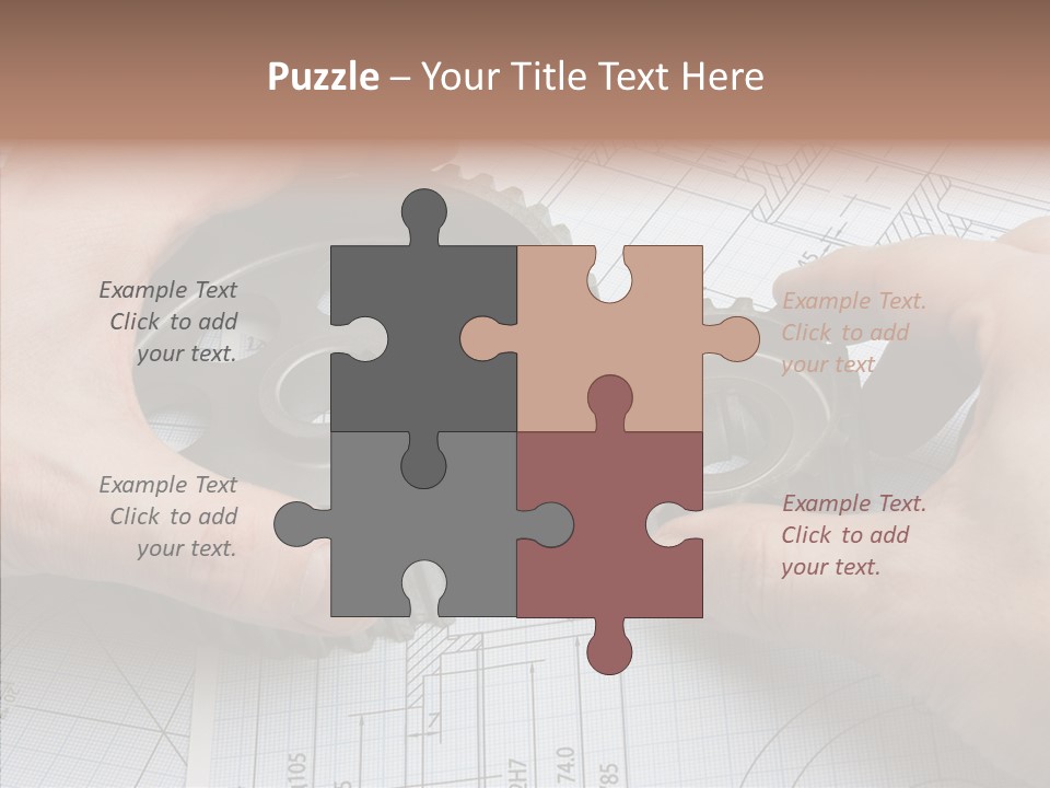 Technology Tools Calipers PowerPoint Template