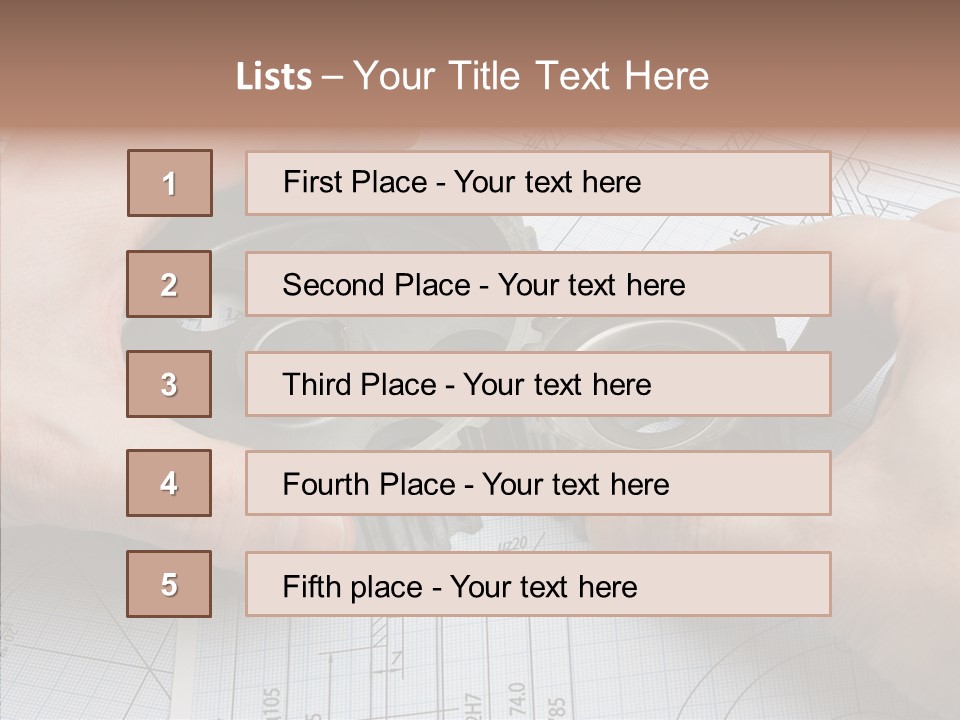 Technology Tools Calipers PowerPoint Template