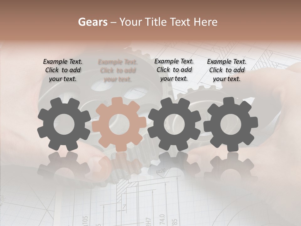 Technology Tools Calipers PowerPoint Template