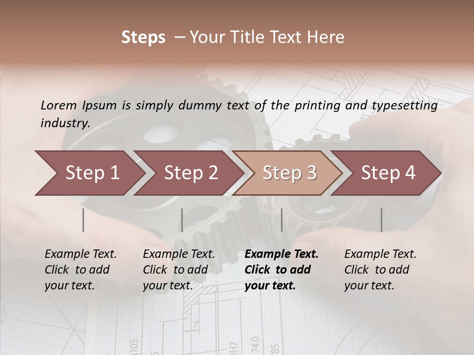 Technology Tools Calipers PowerPoint Template