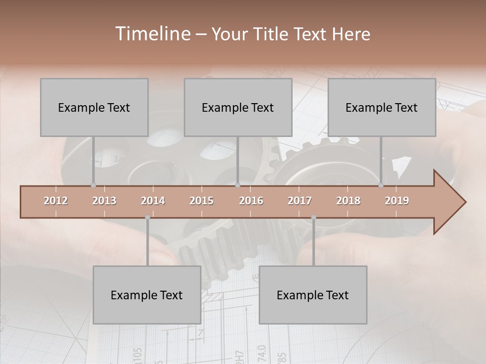 Technology Tools Calipers PowerPoint Template