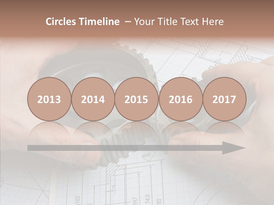 Technology Tools Calipers PowerPoint Template