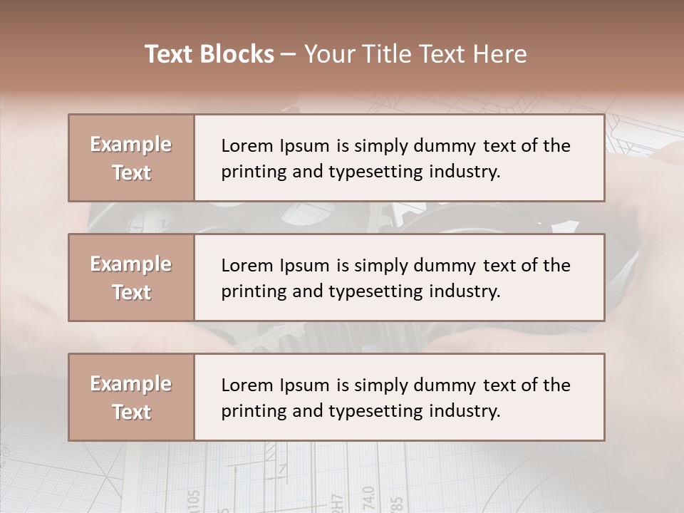 Technology Tools Calipers PowerPoint Template
